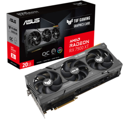 Slika izdelka: Grafična kartica AMD 7900 XT Asus TUF - 20GB GDDR6  | 3xDisplayport 2.1 1xHDMI 2.1a (90YV0IV1-M0NA00)