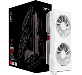 Slika izdelka: Grafična kartica AMD RX9060 XT XFX Swift OC Edition Bela - 8GB GDDR6  | 1xHDMI 1xHDMI 2.1 2xDisplayport 2.1 (RX-96TSW8GWQ)