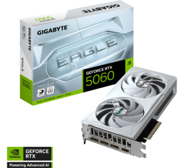 Slika izdelka: Grafična kartica GIGABYTE GeForce RTX 5060 EAGLE OC ICE 8G, 8GB GDDR7, PCI-E 5.0