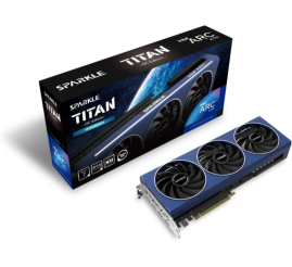 Slika izdelka: Grafična kartica Intel Arc A770 Sparkle OC - 16GB GDDR6  | 3xDisplayport 2.0 1xHDMI 2.0 (SA770T-16GOC)