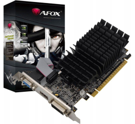 Slika izdelka: Grafična kartica nVidia GT210 AFOX G 210 - 1GB DDR2 - Low profile passivno hlajenje (AF210-1024D2LG2)