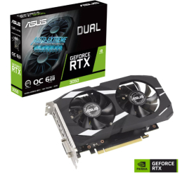 Slika izdelka: Grafična kartica nVidia RTX3050 Asus OC Edition Dual - 6GB GDDR6 (90YV0K60-M0NA00)