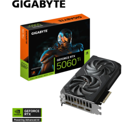 Slika izdelka: Grafična kartica nVidia RTX5060Ti GigaByte WINDFORCE - 8GB GDDR7 (GV-N506TWF2-8GD)