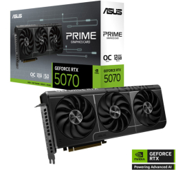 Slika izdelka: Grafična kartica nVidia RTX5070 Asus Prime OC Edition - 12GB GDDR7 (90YV0M10-M0NA00)