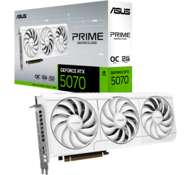 Slika izdelka: Grafična kartica nVidia RTX5070 Asus Prime OC Edition bela - 12GB GDDR7 (90YV0M19-M0NA00)