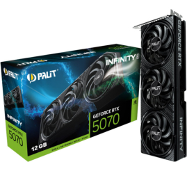 Slika izdelka: Grafična kartica nVidia RTX5070 Palit Infinity 3 - 12GB GDDR7 (NE75070019K9-GB2050S)