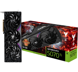 Slika izdelka: Grafična kartica nVidia RTX5070Ti Gainward Phoenix-S GS - 16GB GDDR7 (NE7507TS19T2-GB2031K)