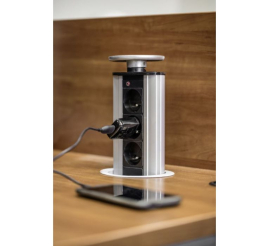 Slika izdelka: GTV potopna vtičnica 3x 230V, Ø100mm