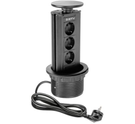 Slika izdelka: GTV potopna vtičnica 3x 230V, Ø100mm