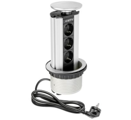 Slika izdelka: GTV potopna vtičnica 3x 230V, Ø100mm