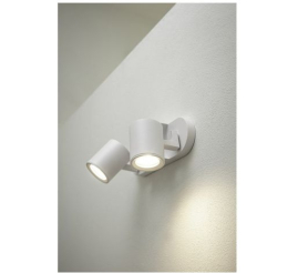 Slika izdelka: GTV Stropna svetilka BLINK II, maks. 250V, 50/60 Hz, GU10, maks. 20W*2, IP20, dvojna, bela