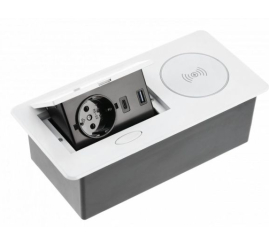 Slika izdelka: GTV vgradna vtičnica AVARO PLUS, bela