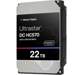 Slika izdelka: HGST/WD 22TB UltraStar DC HC570 3,5" SATA 6Gb/s 7200rpm 512MB HDD disk