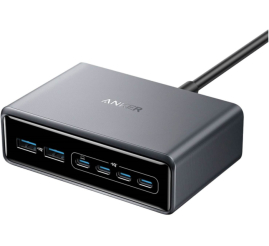 Slika izdelka: Hišni polnilec 100-240V => 4xUSB-C 2xUSB-A 200W Anker Prime GaN (A2683341)