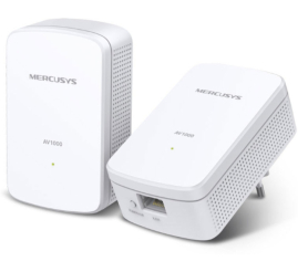 Slika izdelka: HPAV Powerline 1xLAN RJ45 220V MERCUSYS 1000Mbit/s (1+1) (MP500)