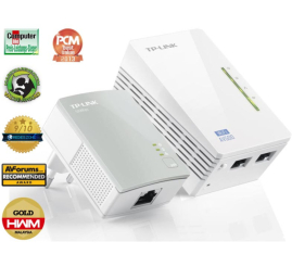 Slika izdelka: HPAV Powerline 2xLAN+1xLAN RJ45 220V TP-Link 300Mbit/s (1+1) WLAN (TL-WPA4220KIT)