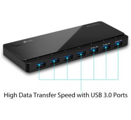 Slika izdelka: HUB USB 3.0 7portni TP-LINK UH700 zunanji  z napajanjem