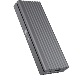 Slika izdelka: IcyBox IB-1817MC-C31 USB-C  in USB-A 3.1 ohišje za M.2 NVMe in SATA SSD z zaščito pred pisanjem