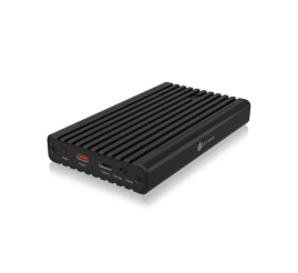 Slika izdelka: IcyBox IB-2817MCL-C31 ohišje za 2 NVME SSD-ja s USB-C in USB-A priključkom