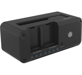 Slika izdelka: IcyBox IB-2924MSCL-C31 priklopna in klonirna postaja za M.2 NVMe SSD & 2,5/3,5 SATA SSD/HDD