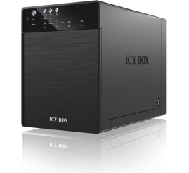 Slika izdelka: IcyBox IB-3640SU3 USB-B 3.0 zunanje ohišje za 4 3,5" HDD diske