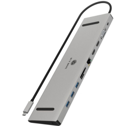 Slika izdelka: IcyBox IB-DK2106A-CPD priklopna postaja s Power Delivery 100W