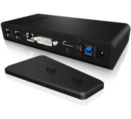 Slika izdelka: IcyBox IB-DK2241AC Multi-Docking USB 3.0 priklopna postaja