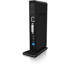 Slika izdelka: IcyBox IB-DK2241AC Multi-Docking USB 3.0 priklopna postaja