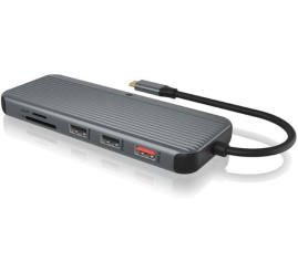 Slika izdelka: IcyBox IB-DK4060-CPD priključna postaja s trojnim video izhodom