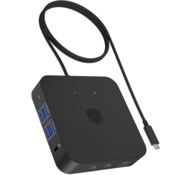 Slika izdelka: IcyBox IB-DK4090-C USB Type-C 12v1 priklopna postaja za prenosnike z 85W PD