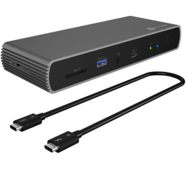 Slika izdelka: IcyBox IB-DK8801-TB4 Thunderbolt 4 priklopna postaja s Power Delivery PD100W 