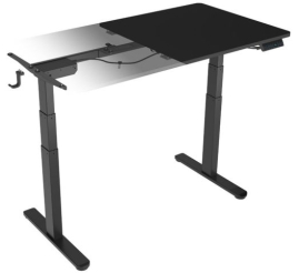 Slika izdelka: Icybox IB-EW122B-TT ergonomska električna dvižna miza