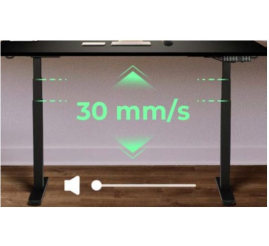 Slika izdelka: Icybox IB-EW122B-TT ergonomska električna dvižna miza