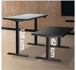 Slika izdelka: IcyBox IB-EW205B-T podnožje za ergonomsko električno dvižno mizo