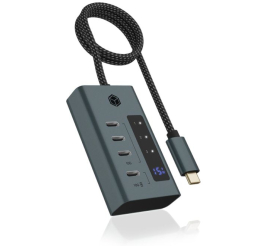 Slika izdelka: IcyBox IB-HUB1454-C31 4-portno hub z vmesnikom USB 3.2 Gen 2 Type-C