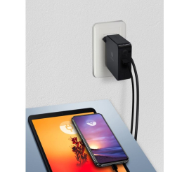 Slika izdelka: IcyBox IB-PS101-PD USB-C Power Delivery 90W hitri polnilnik