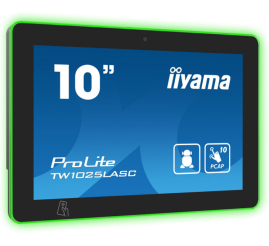 Slika izdelka: IIYAMA ProLite TW1025LASC-B1PNR 25,5cm (10,1") USB/LAN PoE NFC kamera zvočniki Android na dotik informacijski / interaktivni monitor