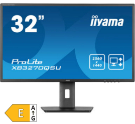 Slika izdelka: IIYAMA ProLite XB3270QSU-B1 80cm (31,5") WQHD 2K IPS HDMI/DP zvočniki monitor