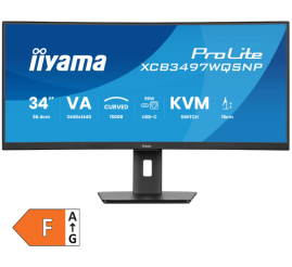 Slika izdelka: IIYAMA ProLite XCB3497WQSNP-B1 86,7cm (34") UWQHD VA 120Hz HDMI/DP/USB-C zvočniki monitor
