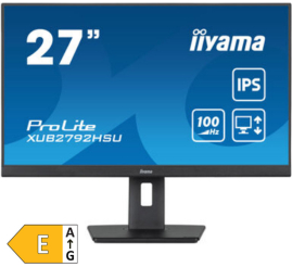 Slika izdelka: IIYAMA ProLite XUB2792HSU-B6 68,6cm (27") FHD IPS 100Hz HDMI/DP zvočniki črn monitor