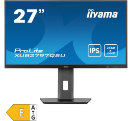 Slika izdelka: IIYAMA ProLite XUB2797QSU-B2 68,5cm (27") QHD IPS 100Hz DP/HDMI zvočniki monitor