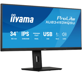 Slika izdelka: IIYAMA ProLite XUB3493WQSU-B6 86,7cm (34") IPS 120Hz HDMI/DP zvočniki monitor