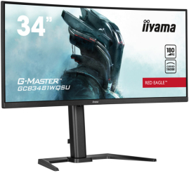 Slika izdelka: IIYAMA Red Eagle G-master GCB3481WQSU-B1 86,4cm (34") UWQHD VA 180Hz DP/HDMI FreeSync zvočniki ukrivljen gaming monitor