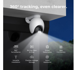 Slika izdelka: IMILAB EC6 3K Wi-Fi zunanja varnostna kamera