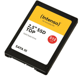 Slika izdelka: Intenso Top 512GB SSD 3D NAND 2,5 SATA 3