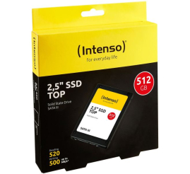 Slika izdelka: Intenso Top 512GB SSD 3D NAND 2,5 SATA 3
