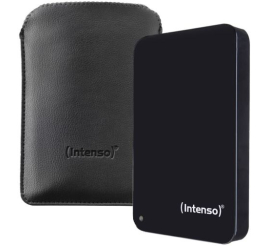 Slika izdelka: Intenso zunanji disk 1TB 2,5 Memory Drive USB 3.0 Črn + etui