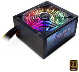 Slika izdelka: INTER-TECH Argus RGB-500W II 80Plus Bronze ATX napajalnik