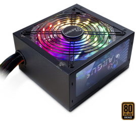 Slika izdelka: INTER-TECH Argus RGB-600W CM II 80Plus Bronze ATX napajalnik