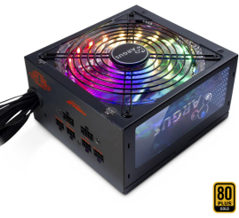 Slika izdelka: INTER-TECH Argus RGB-650W CM II 80Plus Gold modularni ATX napajalnik